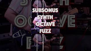 Subsonus Synthesised Octave Down FUZZ - wild sounds, great creative tool! #guitarpedal #octavefuzz