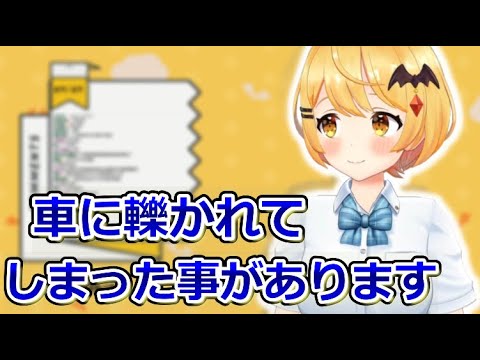 メルちゃんが車に轢かれてしまった時のお話【ホロライブ切り抜き/夜空メル】