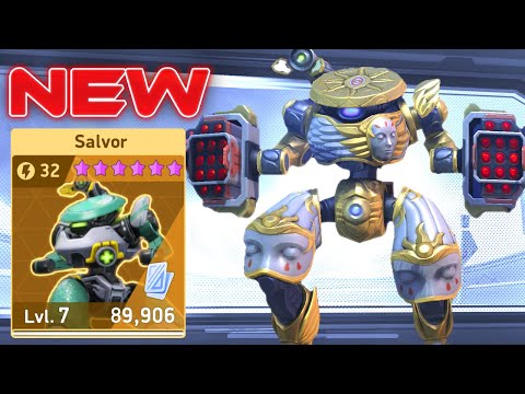 New FIRST Salvor Healer +  NEW Strike Rocket: The Ultimate Combo for Firepower and Chaos!💥Mech Arena