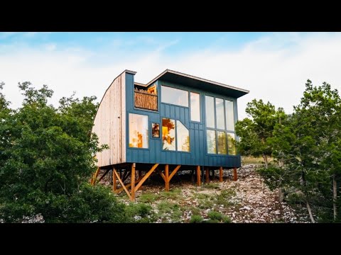 Inside This Unique Arch Shaped Cabin w/ Spacious Interior!