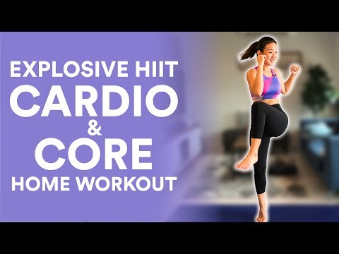 Explosive Cardio & Core at Home  (No Equipment) | Joanna Soh