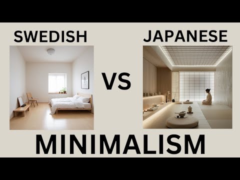 Japanese Minimalism vs Swedish Minimalism. What is the  difference?