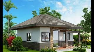 60 sqm small house with 2 bedroom design and plan