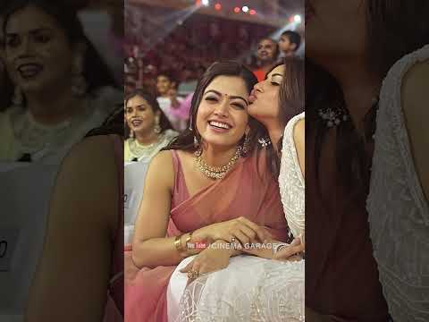 Rashmika Mandanna & Sreeleela at #pushpa2 Pre Release Event | #alluarjun | Cinema Garage