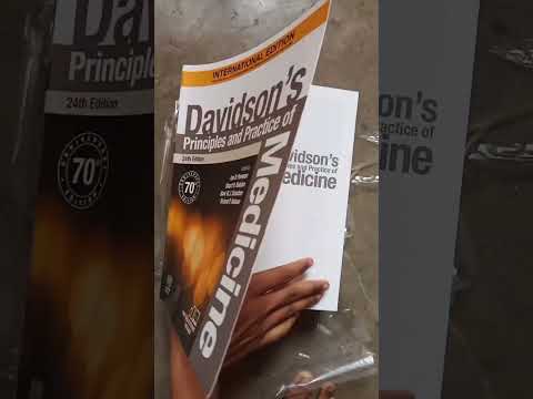 davidson principle and practice of medicine unboxing || #shorts #books