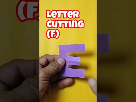 letter cutting (F)