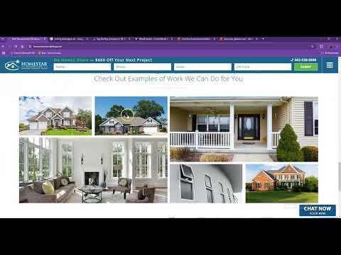 Website Analysis Video for HomeStar Remodeling