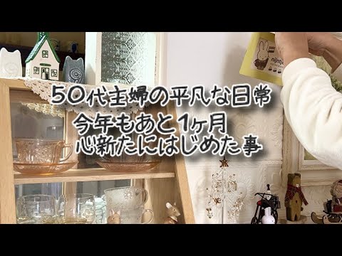 50代主婦の平凡な日常と心新たにはじめた事と今月のクリスマスインテリアと旅の戦利品、新しい仲間かわいいちびちゃんの紹介