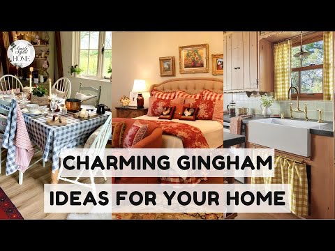 Charming Gingham Pattern: How to Blend this Pattern into Any Design | Home Design Inspiration &Ideas