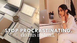 how to be productive | discipline, healthy habits, motivation, balance + THAT GIRL routine