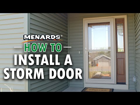 How To Install a Storm Door | Menards