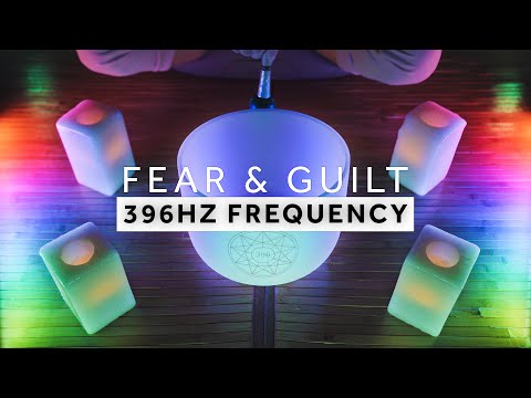 **ELIMINATE FEAR & GUILT**  396Hz Sound Bath  |  Solfeggio Singing Bowl Frequency