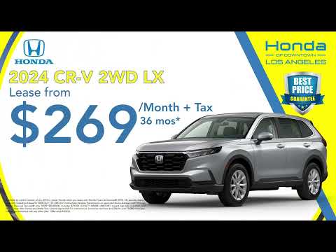 2024 Honda CR-V Lease | Honda of Downtown Los Angeles