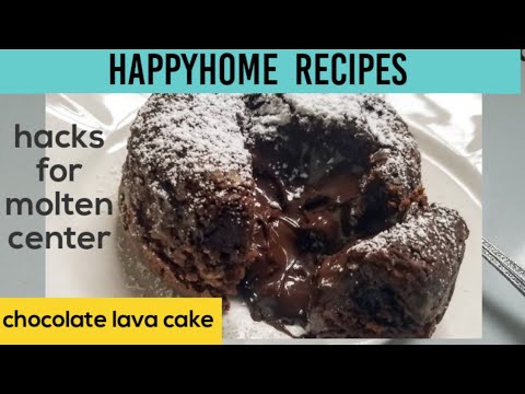 Perfect choco lave cake with molten inside hacks and tips