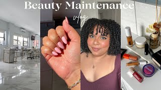 Maintenance Vlog: failed nail appt, skin & haircare routine + sephora haul