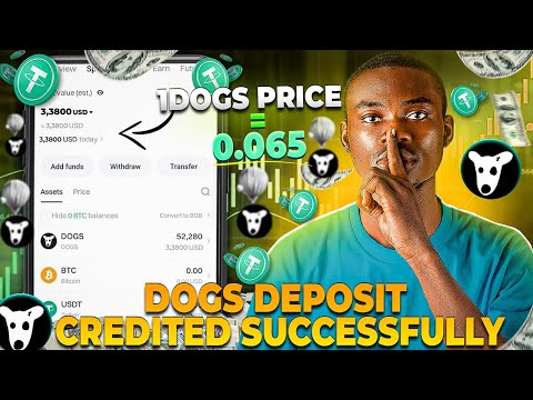 DOGS Deposit  Has Been CREDITED on BITGET Successfully | Here is the price for 1 dogs =$0.065 ?🤔