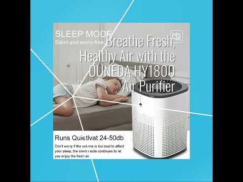 OUNEDA HY1800 Air Purifier Review: Breathe Easy with True H13 HEPA Filtration and Aroma Diffuser!