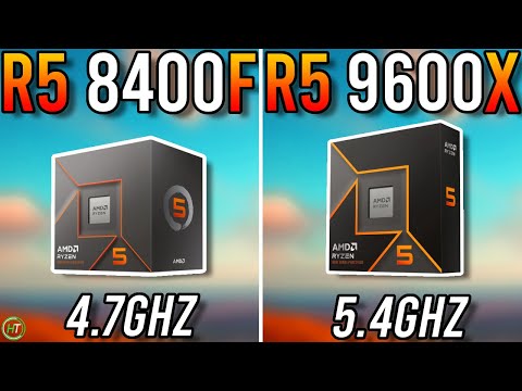 Ryzen 5 8400F vs Ryzen 5 9600X - Tested in 2024