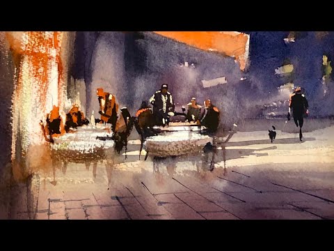 Advancing with Watercolor - Building the Picture - part 2 “Along the Zattere"