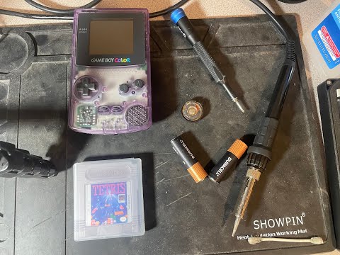 Gameboy  color Repair no sound repair speaker replacement