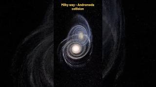 Milky Way and Andromeda Collision #space #universefacts #shorts #viralshorts #science #education