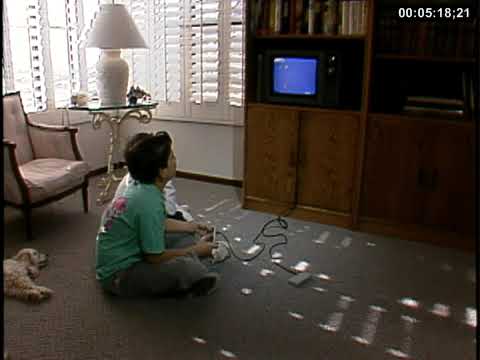 Playing Nintendo with your brother in 1989