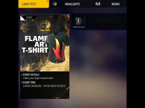 Free Fire New Event | New t-shirt Claim Event Today| New t-shirt Event Free Fire| #shots#freefire#ff