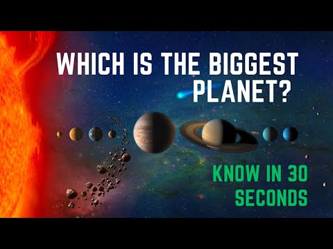 Which is the biggest planet? #planet #informativevideos