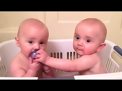 1 Hour of Funniest Moments with Adorable Twin Babies