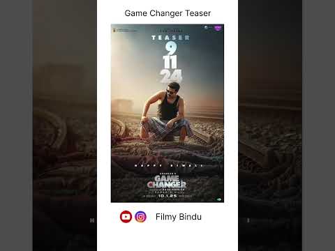 #GameChanger Teaser #Ramcharan #kiaraadvani #sshankar #RC15 #teaser