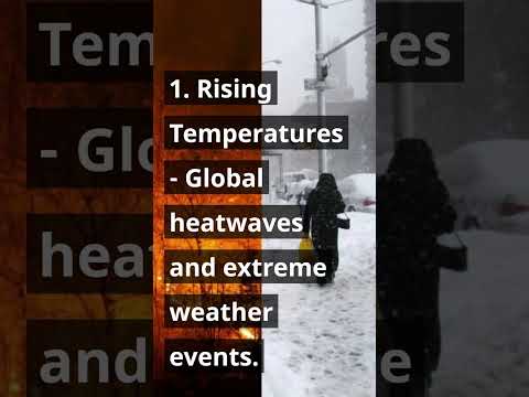 5 CAUSES AND 5 EFFECTS OF CLIMATE CHANGE #geography #climatechange