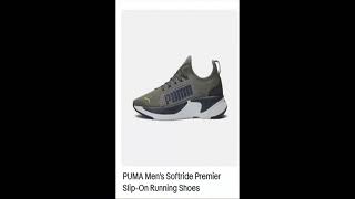 PUMA Men's Softride Premier Slip-On Running Shoes