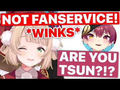 Ui-mama Says Winking Isn't Fanservice (Shigure Ui, Hiodoshi Ao, Houshou Marine, Lun-Lun) [Eng Subs]