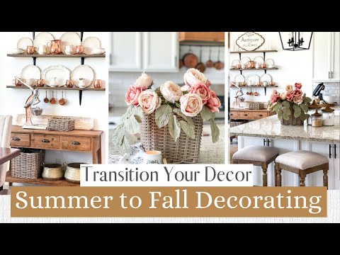 How To ReSet Your Home For Fall | Late Summer to Early Fall Decorating Ideas