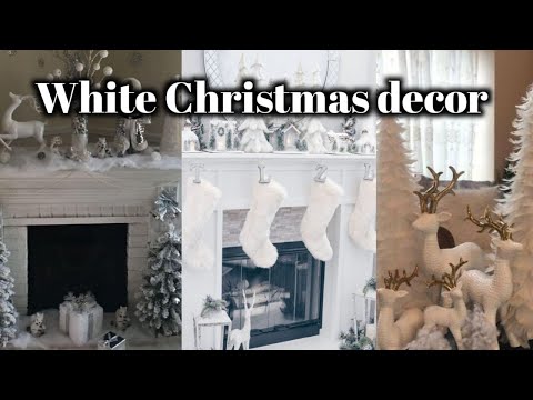 white Christmas decoration.ideas | Christmas decoration ideas