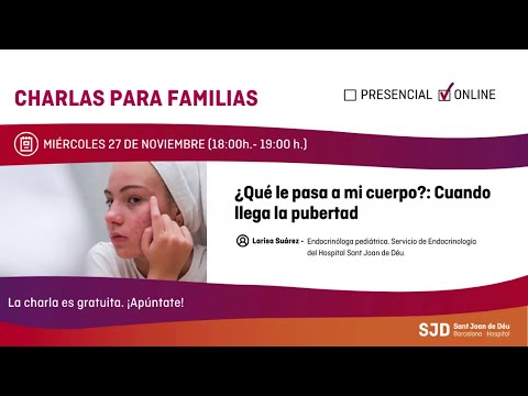 Webinar FAROS: ¿Qué le pasa a mi cuerpo? Cuando llega la pubertad