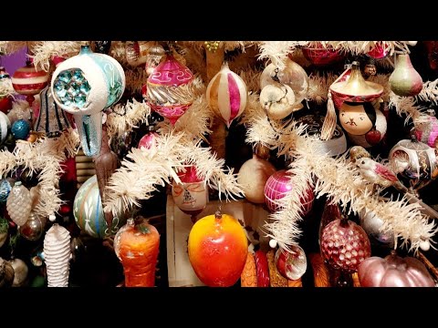 THE BEST OF ANTIQUE CHRISTMAS TREES  OLD ORNAMENTS - MY COLLECTION #christmas #collection #ornaments