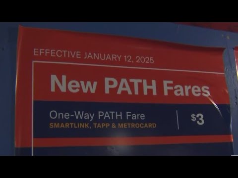 PATH train fares increase for the first time since 2014