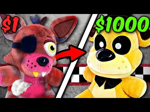 $1 VS $1,000 FNAF Plush...