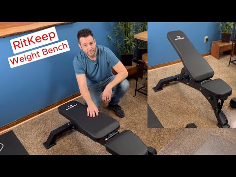 RitKeep Weight Bench heavy duty, adjustable & easy assembly  #weightbench #weights #weighlifting