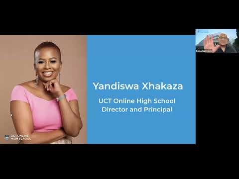 UCT Online High School Information Session 4: Meet our Principal