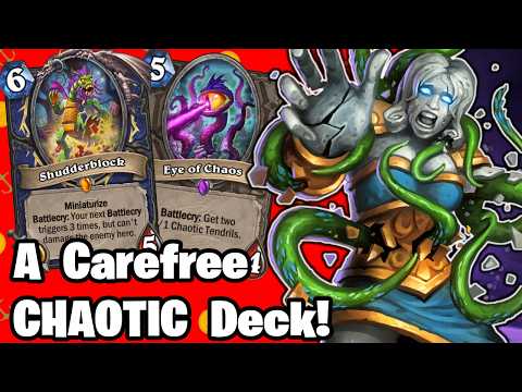 UNLEASH RNG FUN With Tendril Shaman! Perils in Paradise Hearthstone Shaman Deck