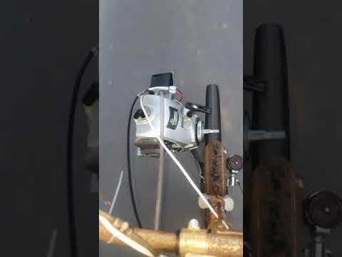 Motorized bicycle using a weed wacker engine (30cc)