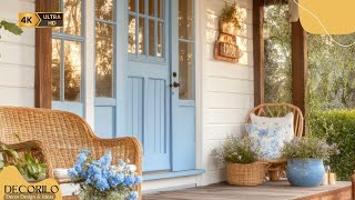 Affordable Spring Farmhouse Decor Ideas: DIY Upcycled & Blue Accents for Classic Home Designs