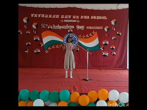 VEVEAHAM MATRIC HR SEC SCHOOL, DHARAPURAM  78TH INDEPENDENCE DAY CELEBRATION SALUTE TO OUR FREEDOM F