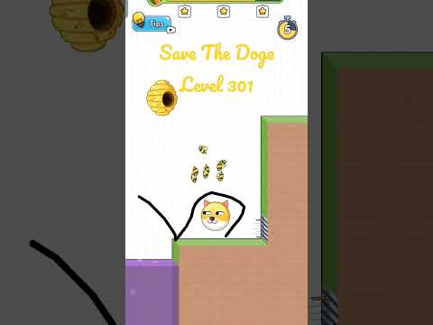 Save The Doge Level 301 Gameplay + 3 STARS. #savethedoge #shorts #gameplay #walkthrough #gameshorts