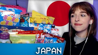 trying Japanese snacks and candy 🇯🇵