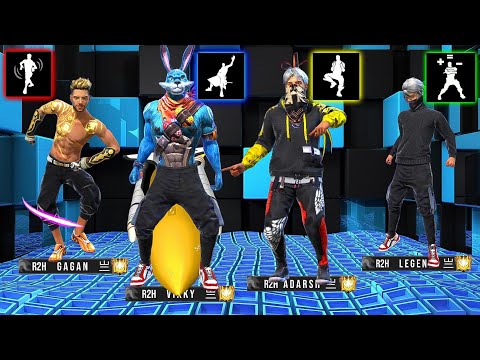 HIP HOP AND NEW EMOTE PRESET ALIGHT😈💥 MOTION FF💥🎶 ||🤡 PANDA🤡 - DESIIGNER || JEDAG JEDUG 👀VIRAL !#158