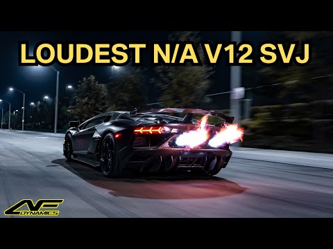 World's Highest Pitch Aventador SVJ!  UHP ( Ultra High Pitch ) F1 SYSTEM!