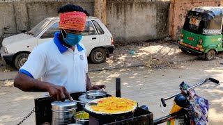 Man selling Door to Door Dosa on Cycle | Only 20Rs. Dosa | Indian Street Food